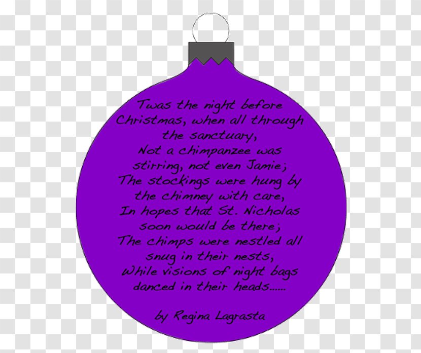 Christmas Ornament Poetry Blog Child - Regina Transparent PNG