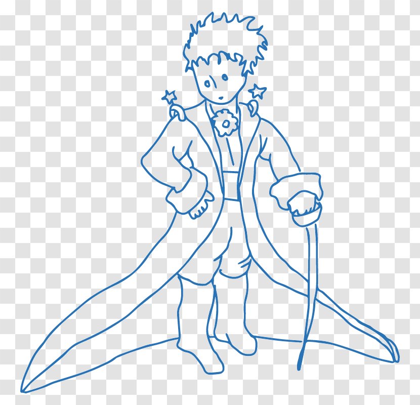 The Little Prince Charming Drawing Coloring Book - Silhouette - Free Transparent PNG