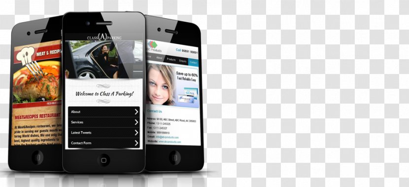 Smartphone Mobile Phones Web Development Design - Webseite - Technology Transparent PNG