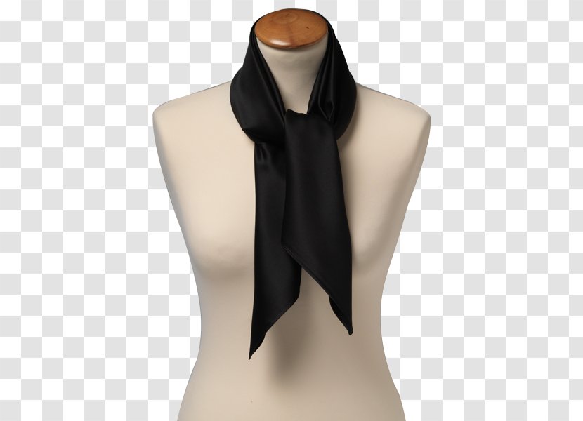 Scarf Foulard Necktie Handkerchief Shawl - Color - Black Transparent PNG