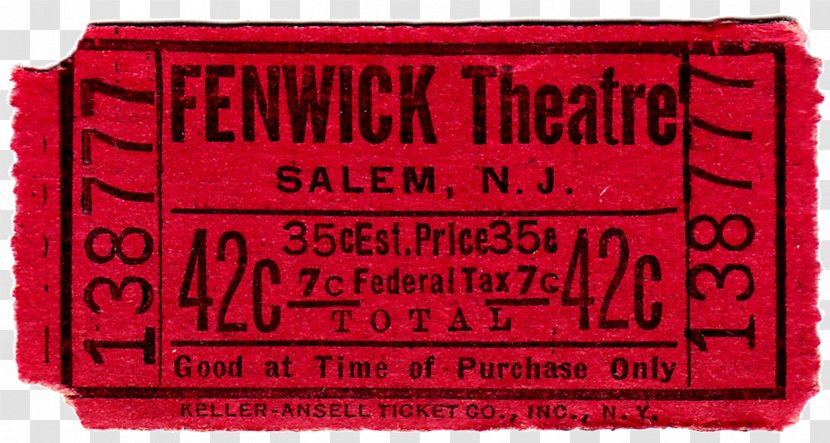 Antique Retro Style Cinema Boulevard Font - Text - Vintage Ticket Transparent PNG