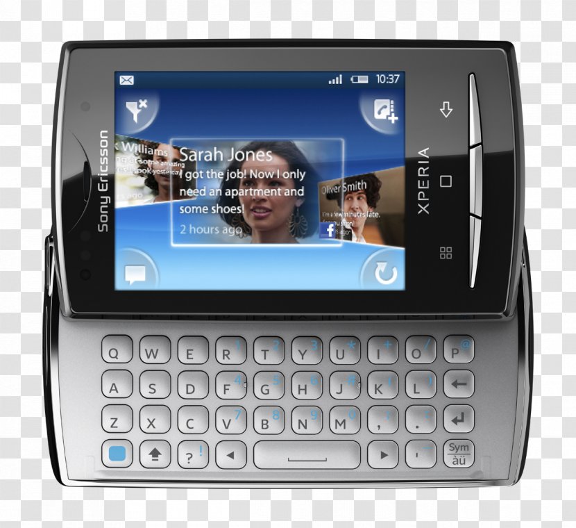 Sony Ericsson Xperia X10 Mini Pro X8 - Electronic Device - Smartphone Transparent PNG