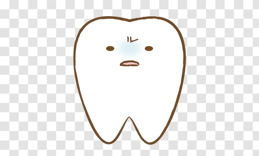 Tooth Smiley Nose - Watercolor Transparent PNG