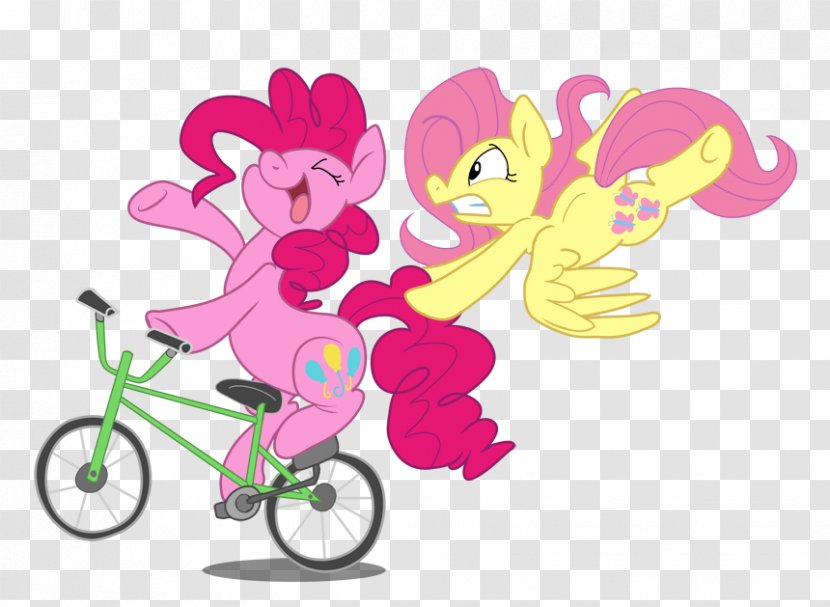 Pinkie Pie Pony Bicycle Fluttershy Ponies & Riding Transparent PNG