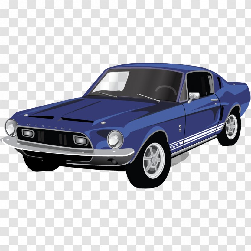 Classic Car Automotive Exterior Muscle Brand - Sports - Mustang GT Transparent PNG