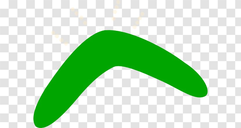 Boomerang Clip Art - Green - Text Transparent PNG