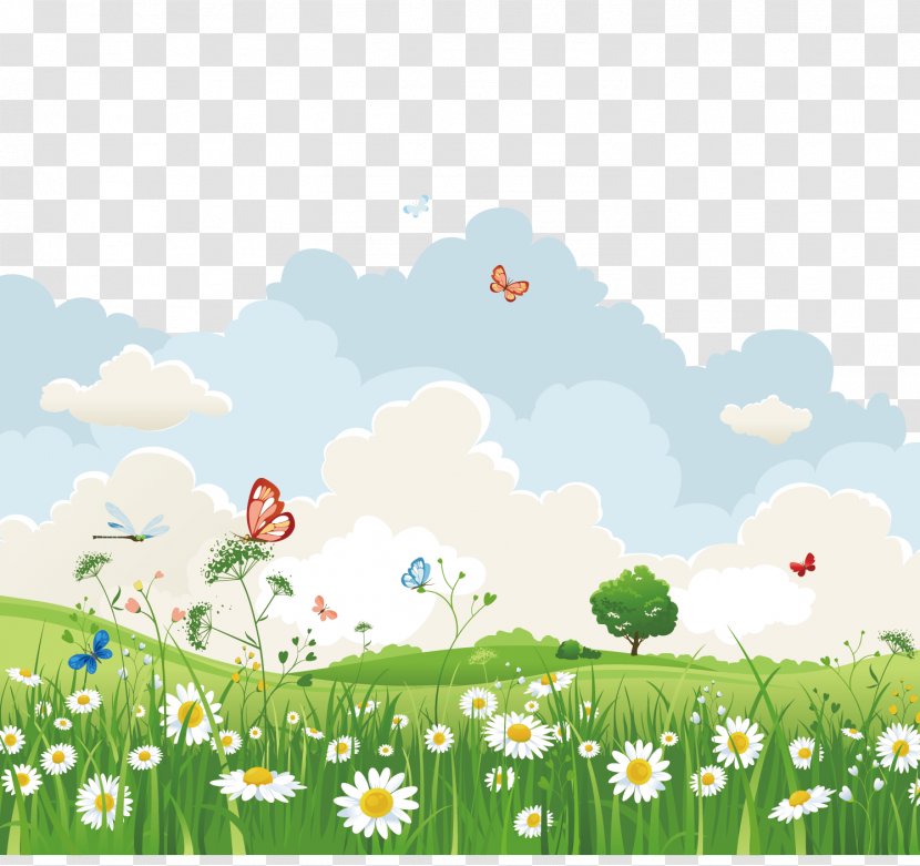 Royalty-free - Cloud - Spring Field Transparent PNG