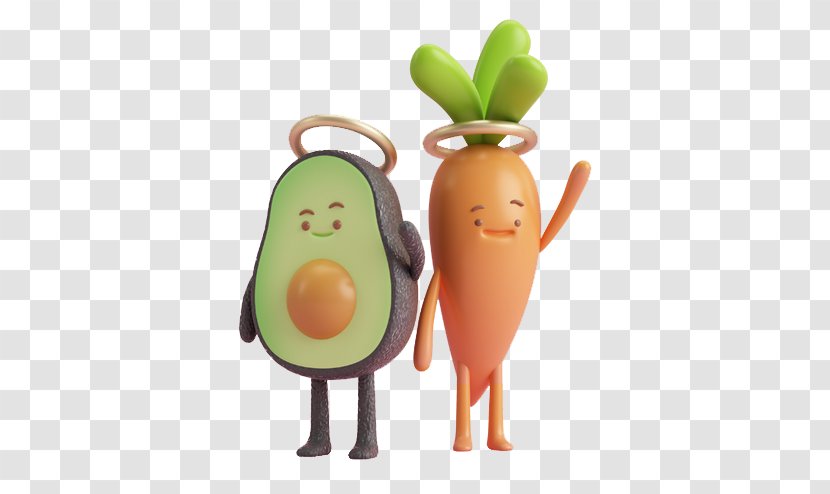 Fruit Avocado 3D Computer Graphics Food Vegetable - Cartoon - Fruits And Vegetables Transparent PNG