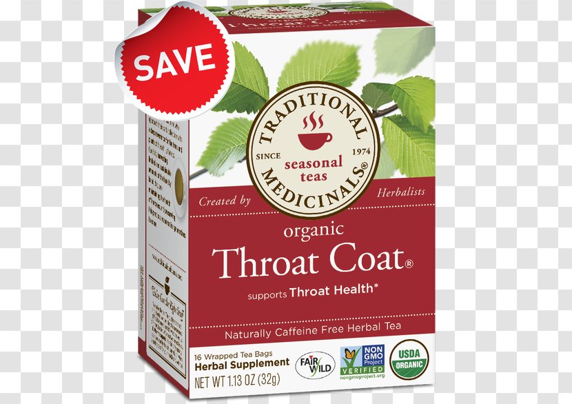 Herbal Tea Organic Food Throat - Certification Transparent PNG