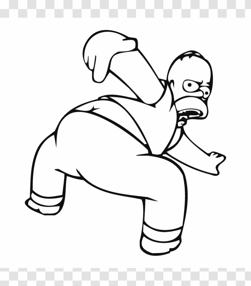 Bart Simpson Homer Decal Sticker Clip Art - Flower - Fido Dido Transparent PNG