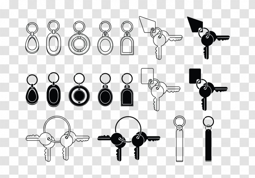 Key Chains - Diagram - Chain Vector Transparent PNG