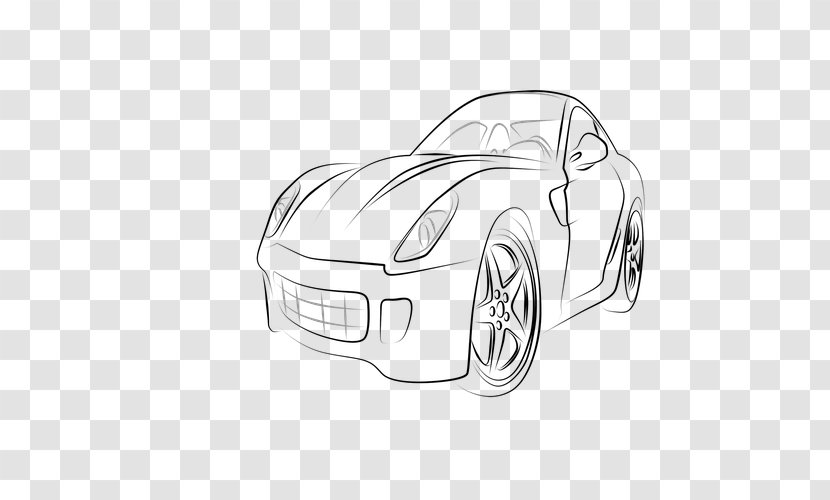 Car Door Automotive Design Motor Vehicle Sketch - Model Transparent PNG