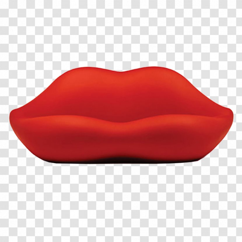 Mae West Lips Sofa Couch Bedside Tables Chair - Table Transparent PNG