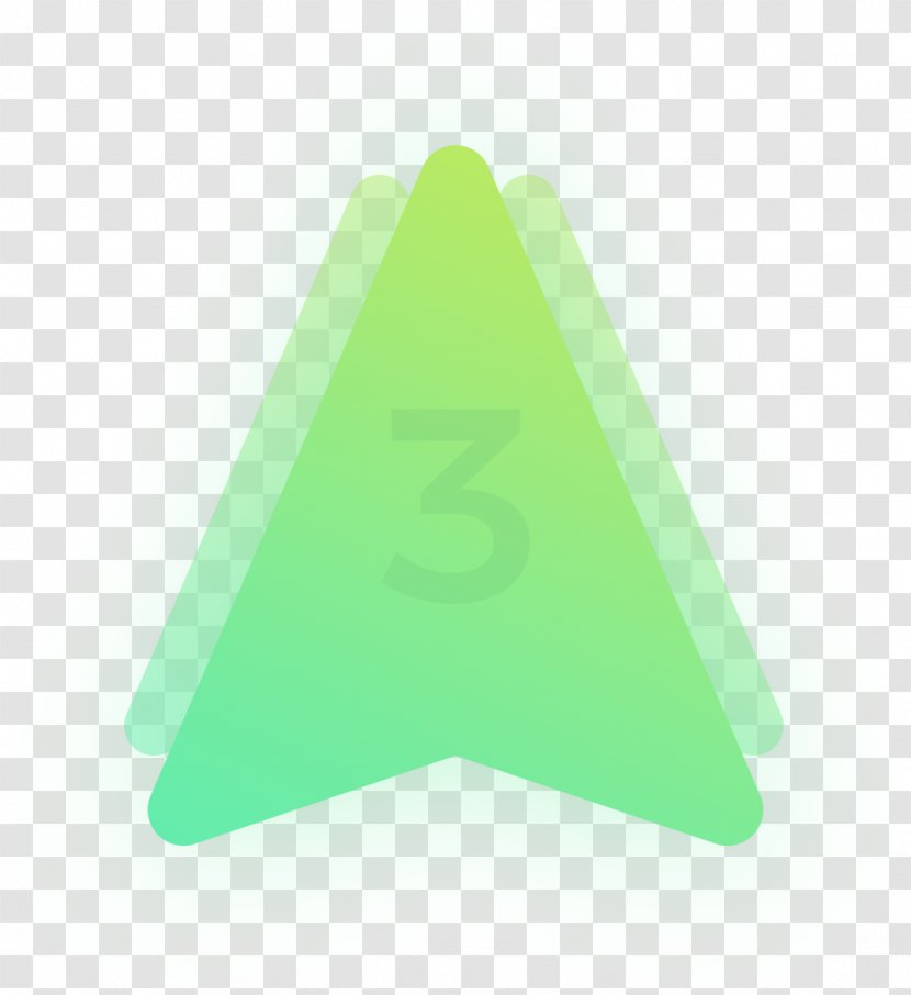 Green Triangle Teal - Next Button Transparent PNG