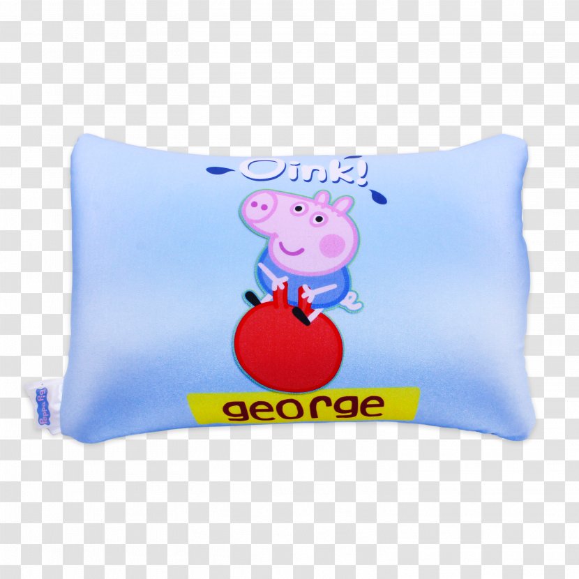 George Pig Cushion Daddy Throw Pillows - Material - Pillow Transparent PNG