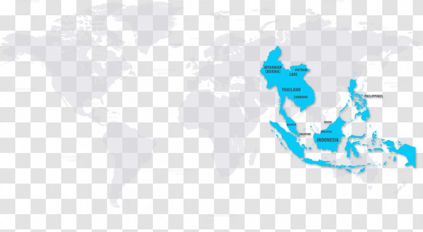 Association Of Southeast Asian Nations Vector Map - World - Chin Template Transparent PNG