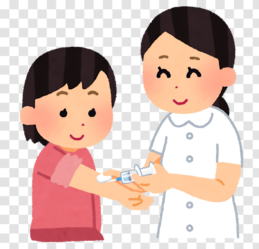 Cartoon Child Finger Gesture Transparent PNG