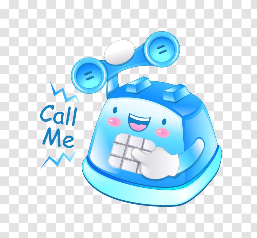 Telephone Booth Customer Service - Handset - Vector Blue Phone Transparent PNG