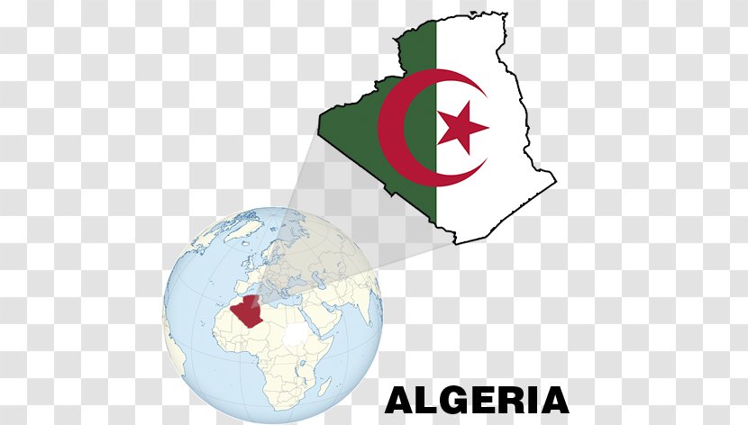 Flag Of Algeria National Map Transparent PNG