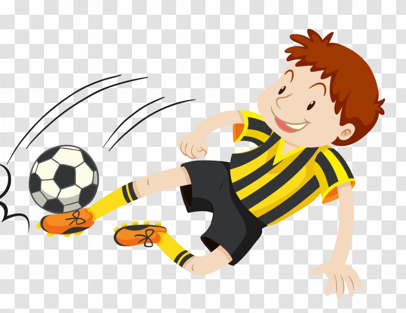 Vector Graphics Royalty-free Image Illustration - Soccer Player - Kickball Transparent PNG