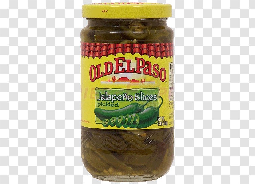 Refried Beans Taco Vegetarian Cuisine Pickled Cucumber Old El Paso - Jalapenos Transparent PNG