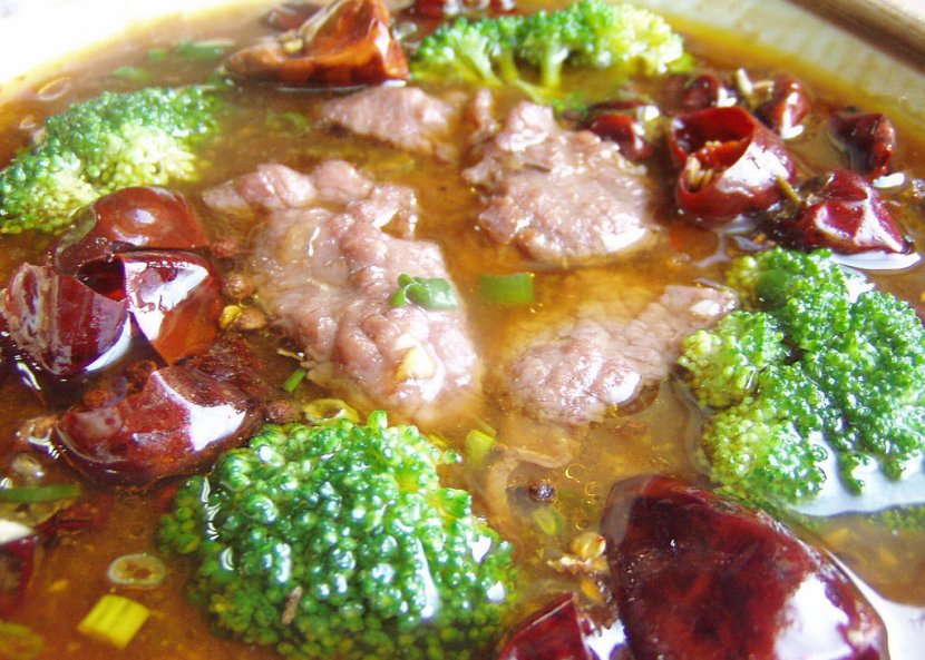 Shuizhu Gumbo Meat Poaching - Cuisine - Broccoli Shuizhuroupian Transparent PNG