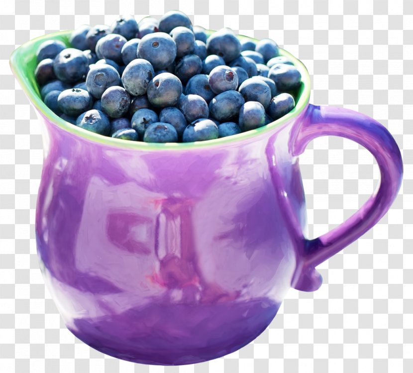 Blueberry Tea Download - Snack - Blueberries In Jug Transparent PNG
