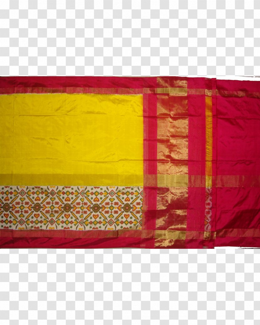 Silk Pochampally Saree Ikat Sari Textile - Blouse - Border Transparent PNG