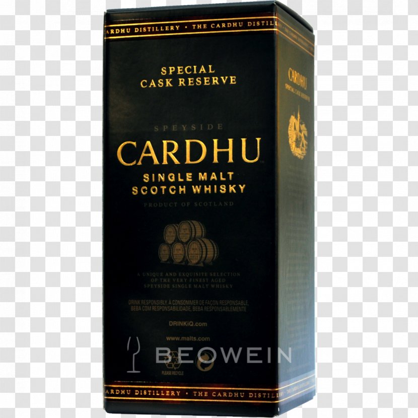 Whiskey Cardhu Special Cask Reserve Single Malt Whisky Astucciato 0,7l 40% - Gold Transparent PNG