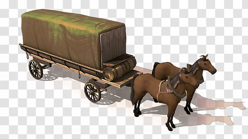 Wagon Vehicle Carriage Cart Mode Of Transport - Horse Chariot Transparent PNG