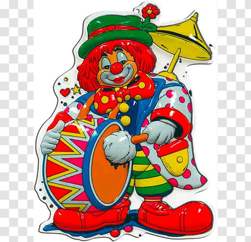 Clown Drum Juggling Carnival Toy - Heart Transparent PNG