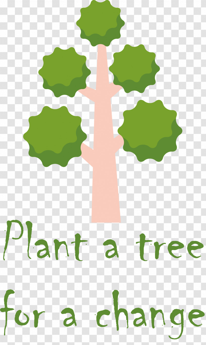 Plant A Tree For A Change Arbor Day Transparent PNG