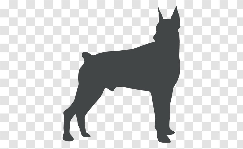 Dog Breed Non-sporting Group Boxer - Black And White - Yoga Transparent PNG