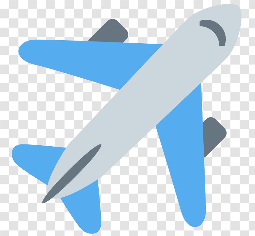 Airplane Air Travel Flight Emoji - Transport Transparent PNG