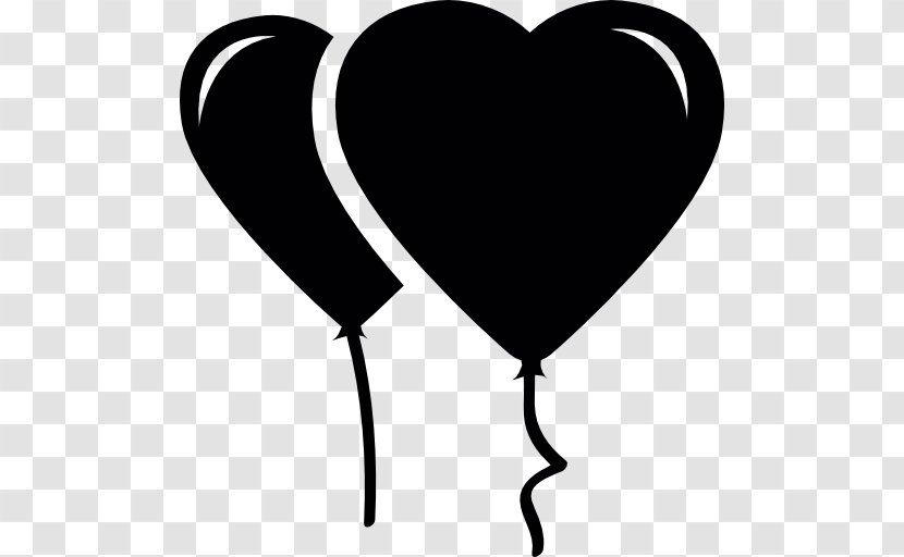 Heart - Cartoon - Heart-shaped Balloon Transparent PNG