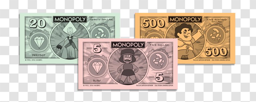 Monopoly Money Banknote USAopoly Game - Paper Product Transparent PNG