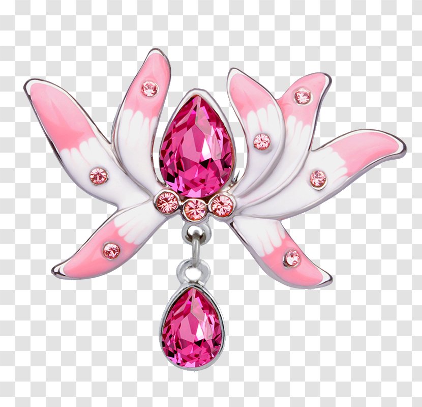 Necklace Brooch Gemstone U63cfu5199u6587 - Nelumbo Nucifera Transparent PNG