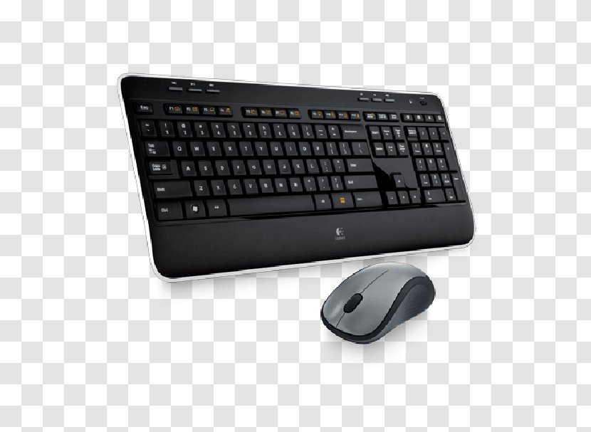 Computer Keyboard Mouse Wireless Logitech Unifying Receiver - Electronic Device Transparent PNG