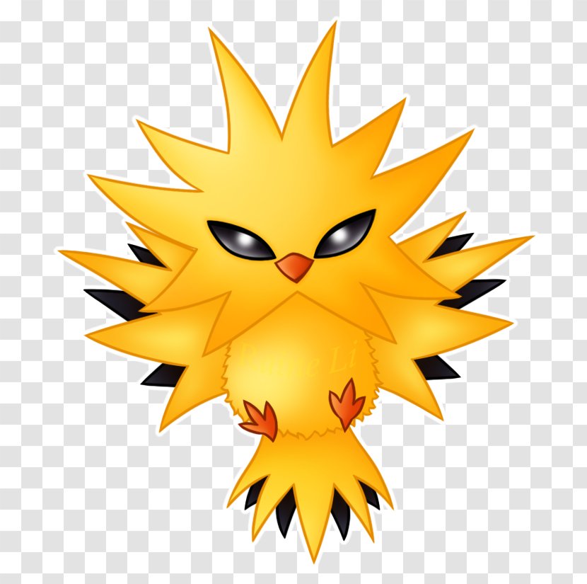 Zapdos Pokémon Moltres Pokédex Articuno - Heart - Frame Transparent PNG