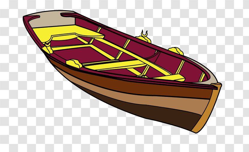 Boat A Clip Art - Canoe Transparent PNG