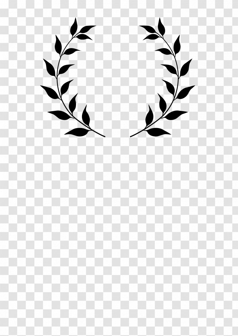 Bay Laurel Wreath Branch Clip Art - Leaf - Chalkboard Writing Transparent PNG