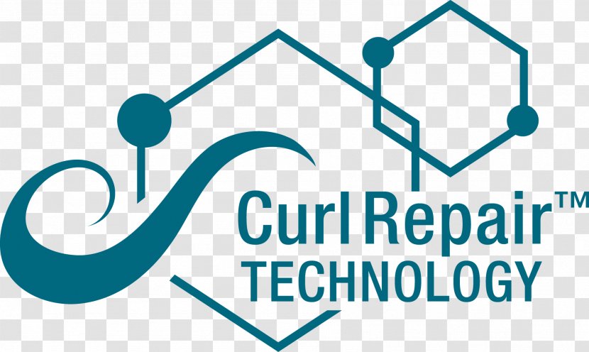 CURL Logo Hair Brand Capelli - Care - Technology Blue Transparent PNG