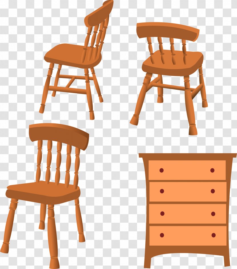 Table Furniture Chair - Cabinets And Chairs Transparent PNG