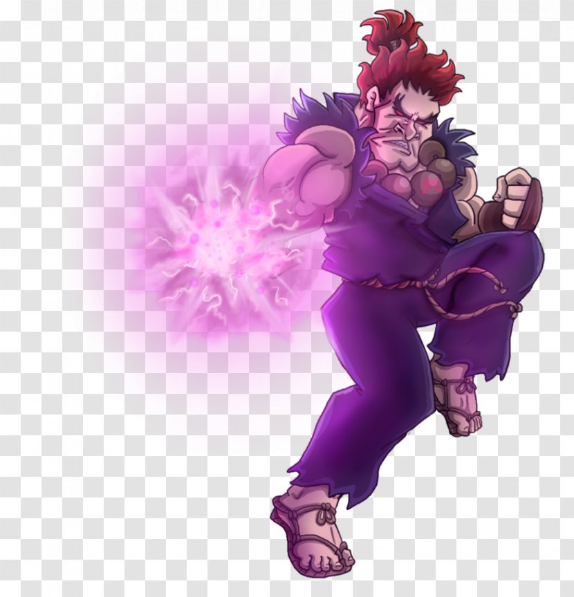 Akuma (Mar. 12, 2017) Character Game-Art-HQ Street Fighter 30th Anniversary Collection - Magenta - 2 Transparent PNG