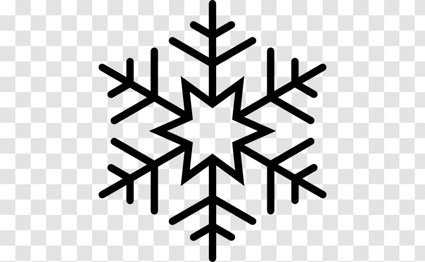 Snowflake Hexagon Shape Line - Tree Transparent PNG