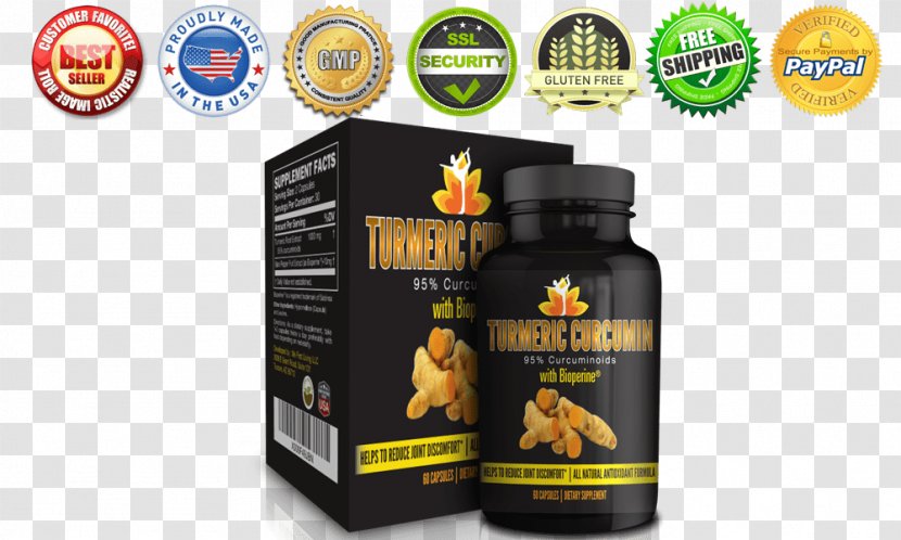 Turmeric Curcuminoid Dietary Supplement Piperine - Health - Curcumin Transparent PNG