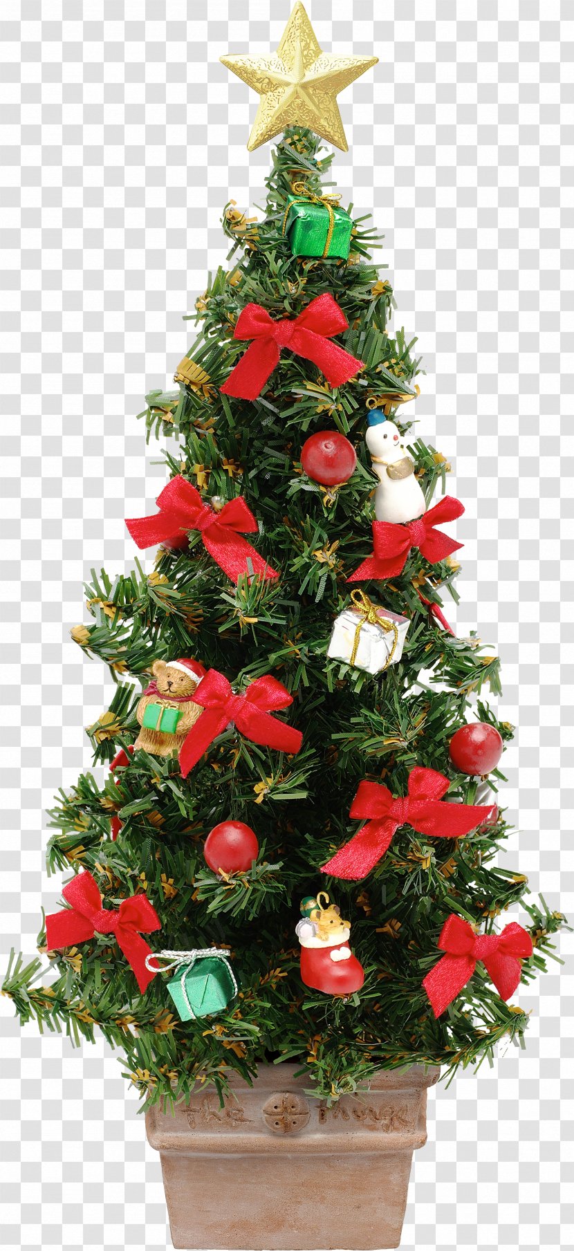 Christmas Decoration New Year Tree Transparent PNG