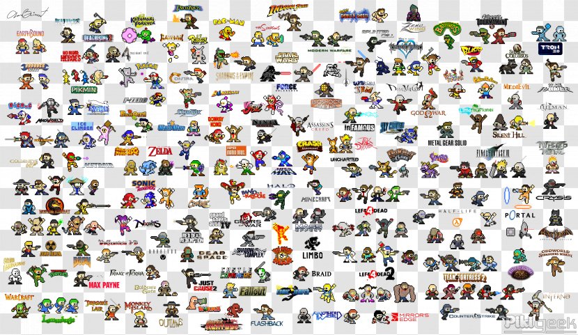Mega Man Video Game Pixel Art Character 8-bit Color - Nintendo File Transparent PNG