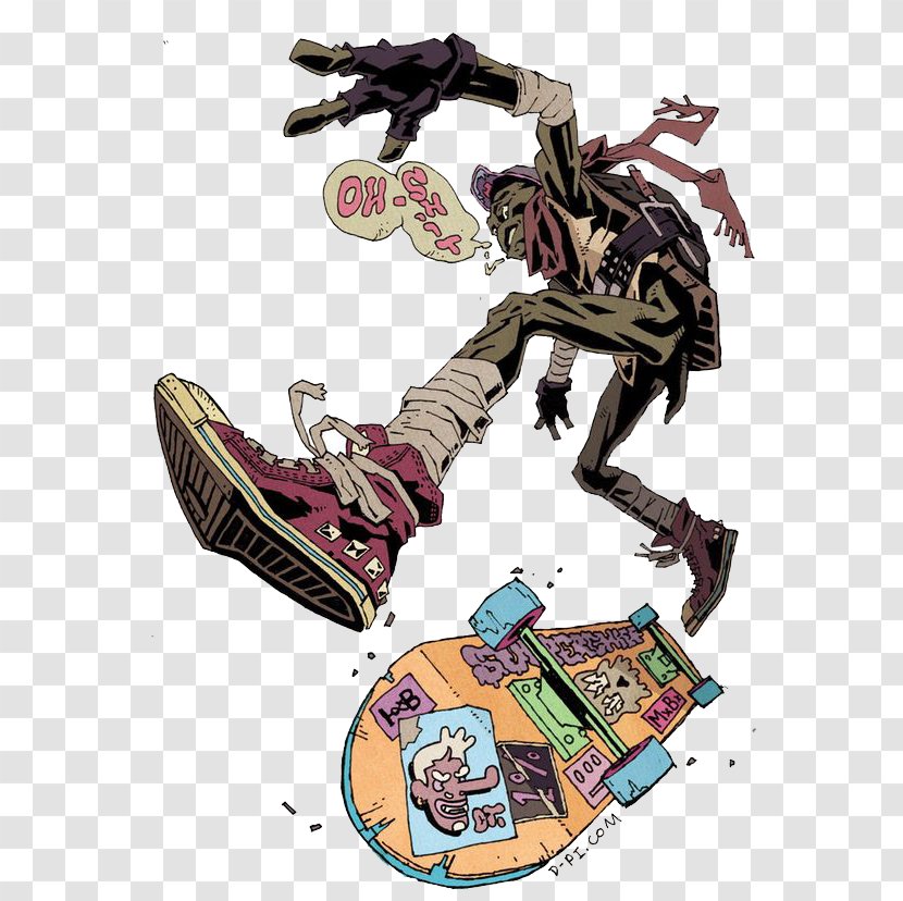 Raphael Splinter Teenage Mutant Ninja Turtles Artist Comics - Skateboard Cartoon Character Transparent PNG
