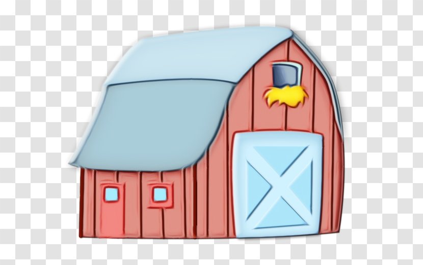 Cartoon Tent House Shed Barn - Hut Playhouse Transparent PNG